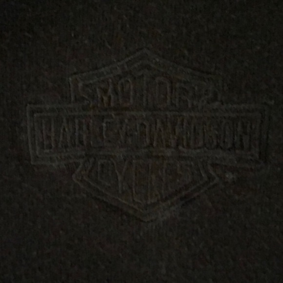 Harley-Davidson women’s black top with insignia center front - Picture 3 of 12